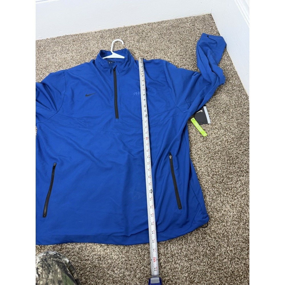 Nike PGA Golf Windbreaker Jacket Promo Pullover Broadsoft Mens XL NEW Blue - Picture 8 of 8